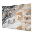 thumbnail image 2 of Designart "Abstract Marble Art with Copy Space IX" Fractals Metal Wall Art Prints, 2 of 5