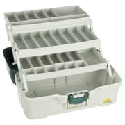 Plano Molding Co 620304 3 Tray Green & White Tackle Box