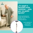 thumbnail image 2 of Bastón Plegable con Luz LED y Base Antideslizante | Altura Ajustable 85-97cm | Punta Giratoria 360° | Soporta 130kg | Bastón Ergonómico para Adulto Mayor Hombre Mujer, 2 of 12