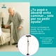 thumbnail image 2 of Bastón Plegable con Luz LED y Base Antideslizante | Altura Ajustable 85-97cm | Punta Giratoria 360° | Soporta 130kg | Bastón Ergonómico para Adulto Mayor Hombre Mujer, 2 of 12