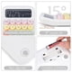 thumbnail image 4 of Mechanical Pushbutton Calculator, 12 Digit Lcd Display, Big Buttons Easy To Press, Colorful Candy C, 4 of 5