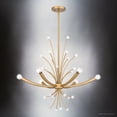thumbnail image 3 of Luxury Glam Chandelier, Brushed Weathered Brass, UQL5460, 3 of 5