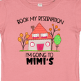 thumbnail image 4 of Inktastic Book My Reservation I'm Going to Mimi's- House Boys or Girls Baby T-Shirt, 4 of 5