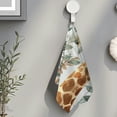 thumbnail image 2 of ZFLMY Giraffe Leaves Tree Modern Decorative Tea Towels 100% Polyester Soft Bath Towel Microfiber Hand Towel for Kitchens Bathrooms Showers 29.5x13.8 inches 29.5x13.8in, 2 of 6