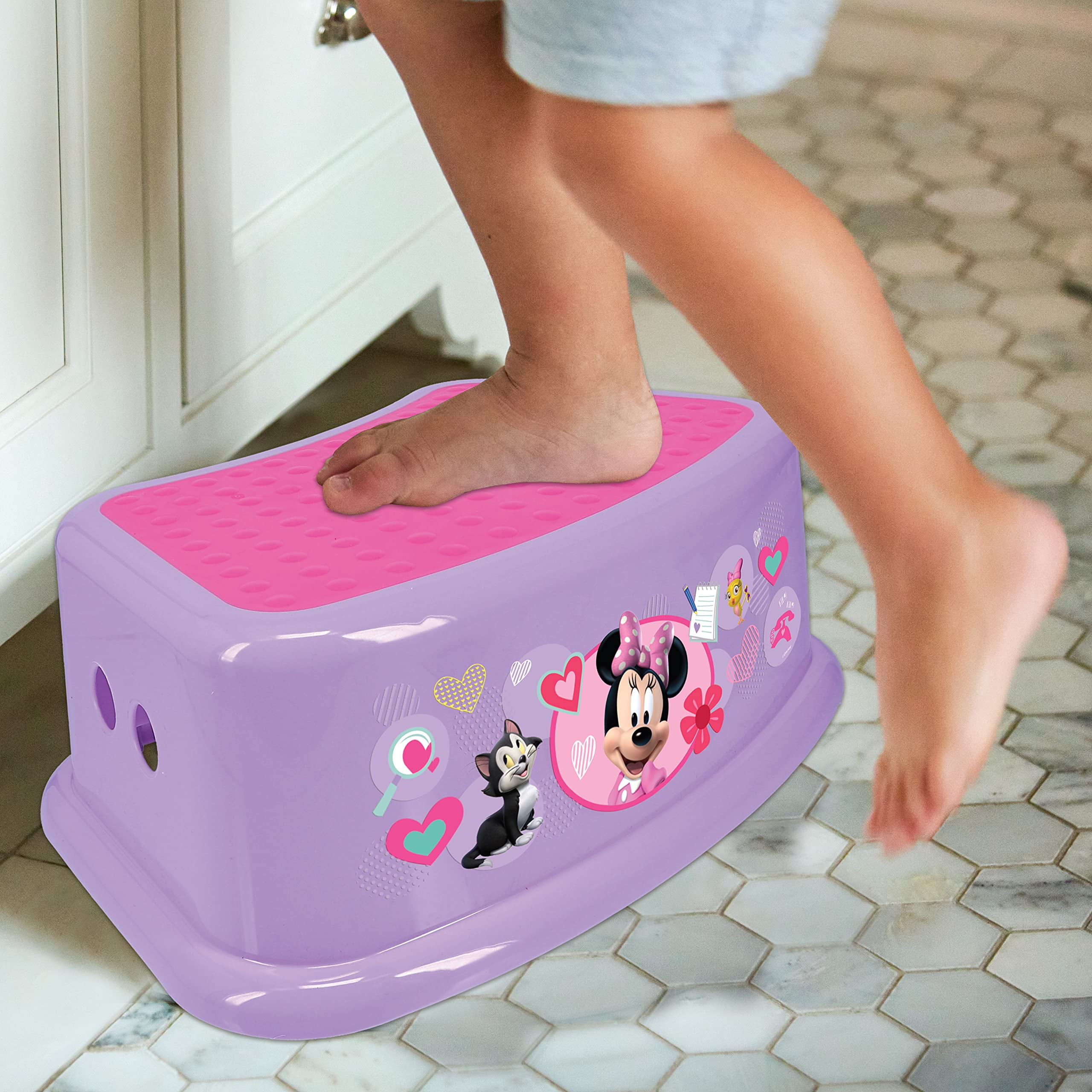 Escabeau d'aides heureux Minnie de Disney Mickey & Minnie