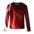 thumbnail image 5 of Men's 1/4 Zip Sweaters Cotton Hoodies for Men Clearance $1.00 Casual Round Neck Long Sleeve Pullover Stripe Tops, 5 of 5