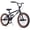 Black with Brown Tires, variant on Vollsch Freestyle BMX Bikes 20 Inch Kids Bicycle for 8-15 Years Old Teens, Boys, Girls, Beginner-Lever Riders, White