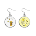 thumbnail image 1 of Patron de dibujos animados de formas geometricas simples Pendiente Sol Flor Pendiente Joyas Moda Unbranded M, 1 of 3