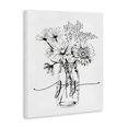 thumbnail image 2 of Stupell Industries Shabby Chic Joy Text Daisies Bouquet Detailed Line Design Canvas Art, 16 x 20, by Lettered and Lined, 2 of 7