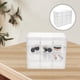 thumbnail image 2 of Caja de almacenamiento organizadora de escritorio de rejilla múltiple con caja de almacenamiento de cosméticos con soporte de cajones extraíbles, 2 of 5