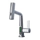 thumbnail image 1 of Cateissary Pantalla digital de temperatura del agua con rotación de 360 ° de acero inoxidable - Grifo de lavabo con multicolor Juegos de accesorios de baño color galvanizado, 1 of 6