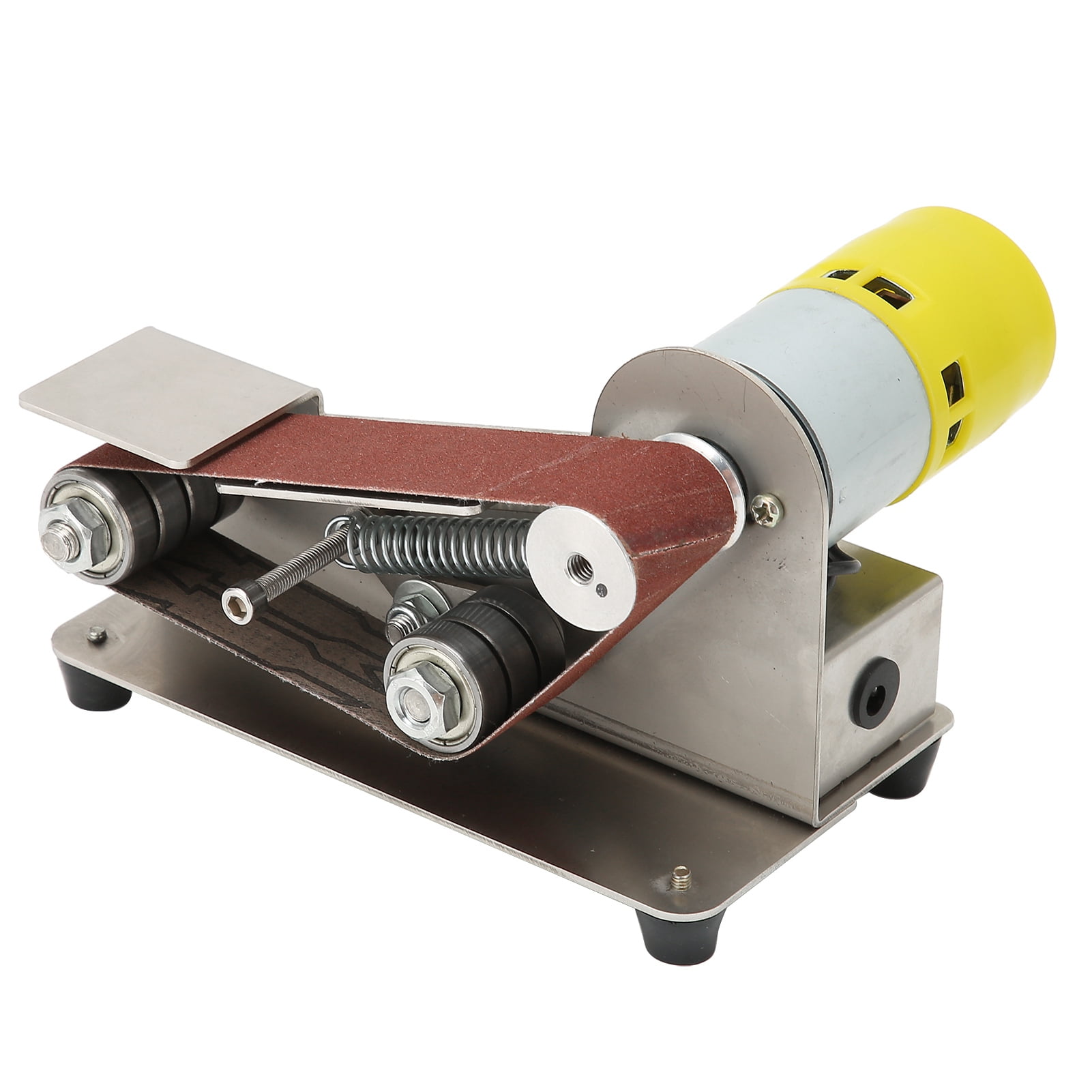 Fugacal Mini Belt Sander, Handheld Sanding Belts Machine Small With