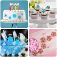 thumbnail image 3 of 6pcs/set Food Grade Plastic Snowflake Fondant Cake Plunger Cutters Molds DIY Embossing Tools for Baking, 3 of 7
