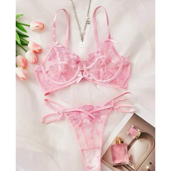 Lingerie Set Babydoll Pink