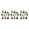 thumbnail image 3 of jesticaly 10piece Christmas Classic Pattern Dessert Fork Cake Toothpicks Decor In Festive Setting Wide 3Set, 3 of 6