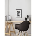 thumbnail image 5 of Marmont Hill You Got This V Framed Wall Art, 12.00" x 1.50", 5 of 6