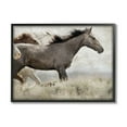 thumbnail image 2 of Stupell Industries Galloping Horse Herd Photography Animals & Insects Photography Gray Framed Art Print Wall Art, 2 of 5