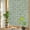 Green, variant on Black Morocco Privacy Window Film, Decorative Stained Glass Window Film, Geometric Leaf Diamond Lattice Abstract Resuable Rainbow Static Cling for Home Bathroom Living Room Glass Door 23.6"x59"