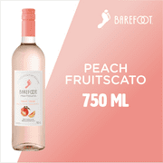 Barefoot Fruitscato Peach Moscato Rose Wine, 750ml Bottle