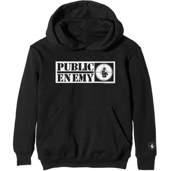 Public Enemy Chandail à Capuchon Logo Adulte Crosshairs