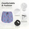 thumbnail image 6 of Lsque Nautical Anchors Printed Women's Running Shorts with Liner Pockets,Elastic Quick Dry Workout Athletic Gym Yoga Shorts,Womens High Waist Shorts-Large, 6 of 9