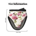 thumbnail image 4 of Carnations Flowers Bouquet Oven Mitts Heat Resistant - Soft Lining Silicone Mini Oven Mitts with HangingLoop, Kitchen Oven Gloves Heat Resistant 500℉ for Cooking Baking Microwave, 4 of 7