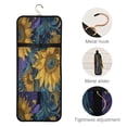thumbnail image 4 of 3-Piece Travel Toiletry Bag Set, Hanging Wash Bag with Makeup Bag & Brush Case,Waterproof Cosmetic Organizer for Travel, Gym & Home Abstract Sunflowers, 4 of 10