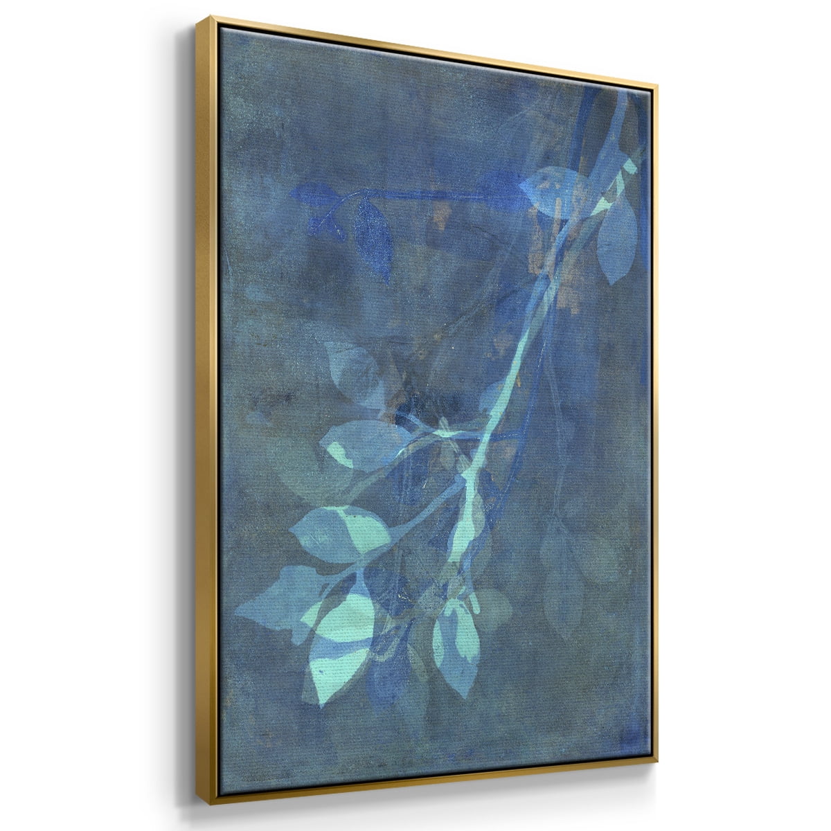 Branching Out VIII Framed Premium Gallery Wrapped Canvas - Ready to Hang - 25 x 37 - Gold Floating Frame