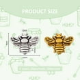 thumbnail image 2 of 1set 100pcs 2 colors style Alloy Beads Bees Antique Silver & Antique Golden 9x13x3.5mm Hole: 1.6mm 100pcs/set, 2 of 6
