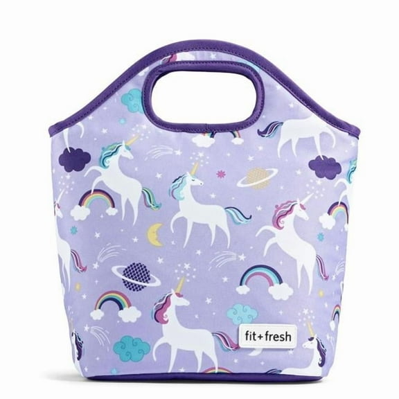 Fit & Fresh Purple Unicorn Blast Sloane Bag Kit