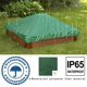 thumbnail image 4 of Cubierta de caja de arena Cordón grande Forma cuadrada Tapa de pozo de fuego Juguete Interior Exterior Tela Oxford Hogar Jardín Sandpool Protección Nylon Playhouse Xemadio LRWJ504-4, 4 of 7