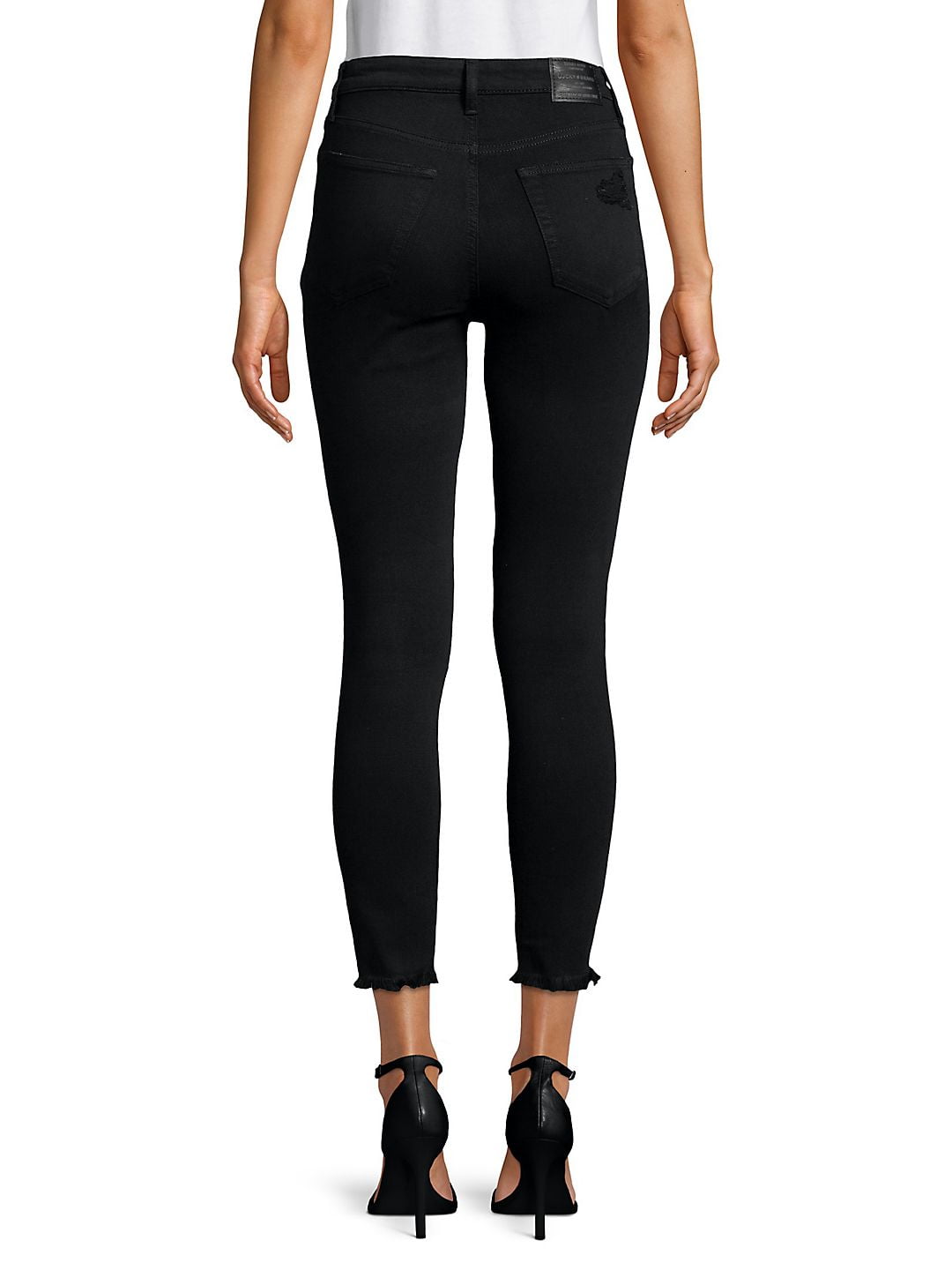 lucky brand black jeans womens