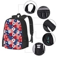 thumbnail image 2 of Easygdp American Stars2 Mochila de Gran Capacidad Minimalista Ideal para Escuela, Viajes y Uso Diario, 2 of 6