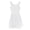 White, variant on Women Contemporary Lyrical Dress V-Neck Flowy Chiffon Ballet Leotard Dress Modern Dance White L