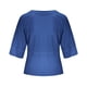 thumbnail image 5 of Camisetas de manga 3/4 con cuello redondo informales de verano para mujer, camisetas básicas bonitas de ajuste holgado de Color sólido, blusas Fridja bn3781, 5 of 5