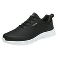 thumbnail image 3 of GHSOHS Mens Shoes Casual Sneakers for Men Fly Woven Mesh Golf Shoes Men's Fashion Sneakers Outdoor Mountaineering Tennis Shoes Lace up Breathable Soft Bottom Shoes Sports Running Shoes Size 43, 3 of 7