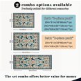 thumbnail image 3 of Kitchen Rugs Sets of 3 Non Slip Washable Kitchen Mats for Floor, Waterproof Kitchen Runner Rug, Floor Mat Carpet for Entryway, Laundry, Sink, Hallway, Bathroom, 3 of 12