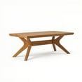 thumbnail image 3 of Verso Rectangular Coffee Table (48in x 24in / 1220mm x 610mm), Pecan, 3 of 5