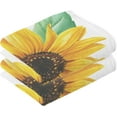 thumbnail image 2 of GZHJMY Sunflowers Watercolor Hand Drawn Bath Hand Towel Soft Washcloth Highly Absorbent Fingertip Towels for Bathroom Beach Kitchen Sports Gym Yoga Travel (2-Pieces Towel Sets, 28x16 inch), 2 of 7