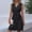 #Black, variant on DPTALR George Women's Wrap Dress, V Neck, Summer, Ruffled Short Sleeve, Wedding Guest, Casual, Pleated Skirt,#Black,Size L