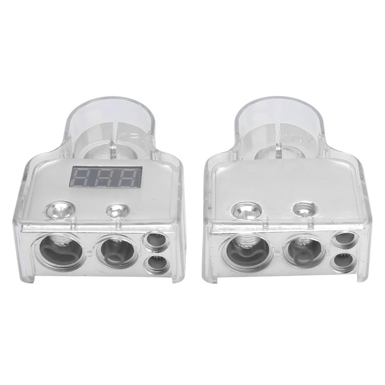 DOACT Car Battery Terminal Connectors Kit with Digital Voltmeter