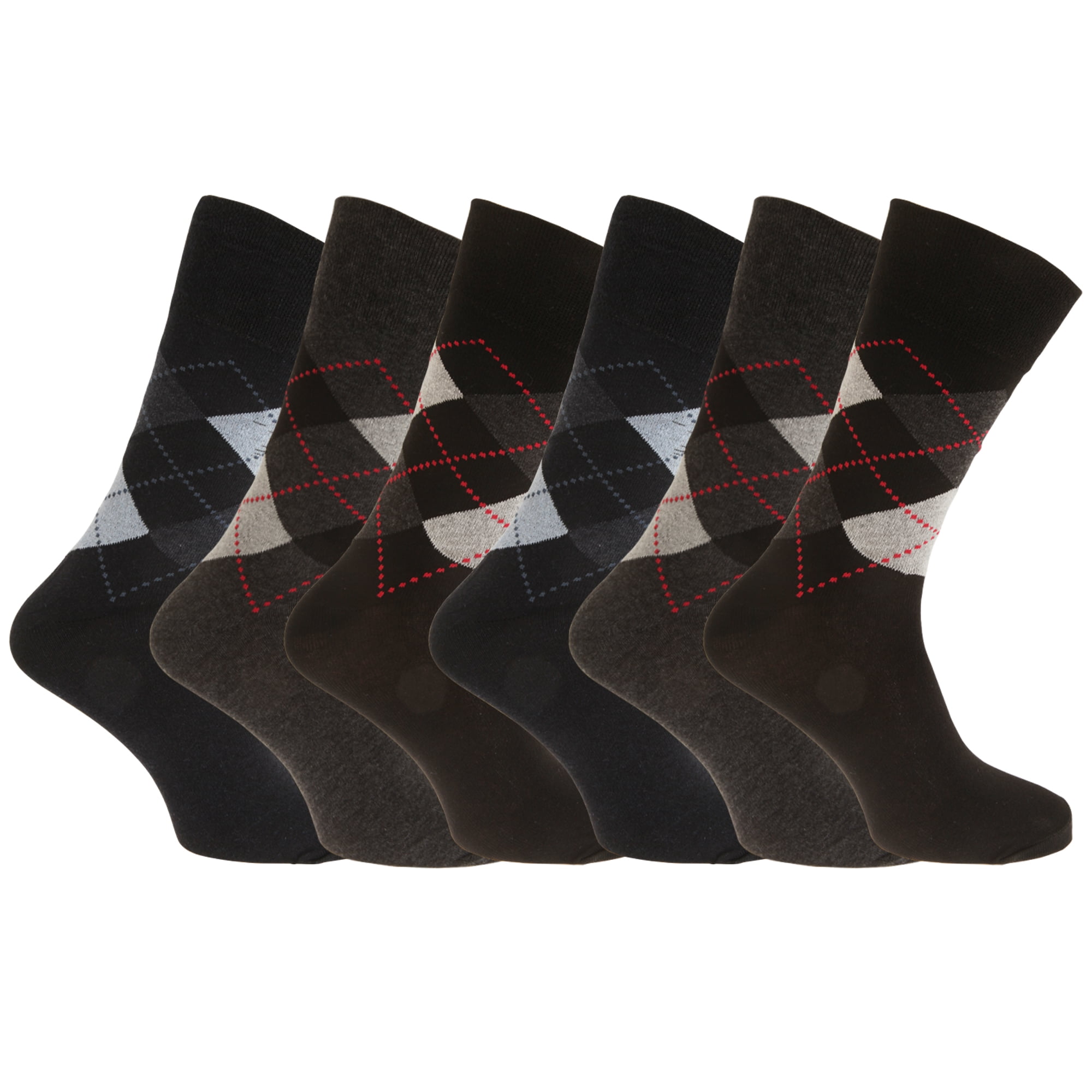 mens diamond pattern socks