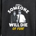 thumbnail image 3 of Parks and Recreation - Die Of Fun - Women's Lightweight French Terry Long Sleeve Shirt, 3 of 5