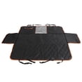 thumbnail image 1 of Dog Backseat Extender, Mesh Visual Window Dog  Cover  for Car 147x137x40cm Orange Edge with Safety Belt, 1 of 7