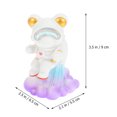 thumbnail image 4 of Miangastore Astronaut Figurine Resin Multi 1Pcs 3.5x2.6in, 4 of 8