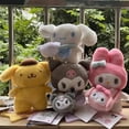 thumbnail image 4 of Sanrio-muñeco de peluche de Hello Kitty My Melody para niña, juguete Kawaii Original con soporte, bolsa de felpa de Kuromi Cinnamoroll, regalo, 4 of 4