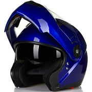 ILM Motorcycle Modular Flip up Dual Visor Helmet DOT Approved 5 Colors Available