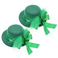 thumbnail image 1 of 1 Set 2 Pcs Pinces à Cheveux Chapeau Vert pour la Saint-Patrick (Vert), 1 of 8