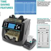 Kolibri Bank Grade Counterfeit Detector North American Cash Money Counter