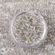 thumbnail image 2 of Glass Seed Beads Fit for Machine Eembroidery Silver Lined Round Silver 11/0 2x1.5mm Hole: 1mm about 3333pcs/50g, 2 of 4